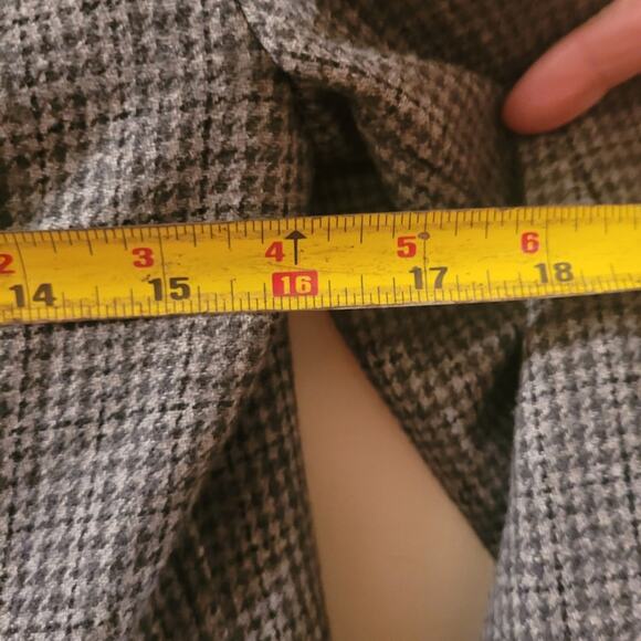 Vintage 90s Womens Floral Embroidered Houndstooth Blazer Size M Wet Seal - Picture 6 of 9